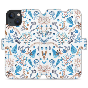 Phone case - casey Wallet Design - Folk & Dreamcatcher - Leaves and berries