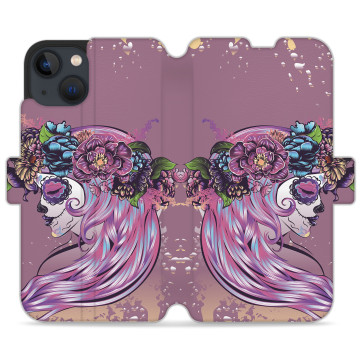 Phone case - casey Wallet Design - Floral Case - Folk flowers
