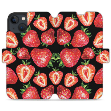 Phone case - casey Wallet Design - Fruits and Tropical - Strawberries