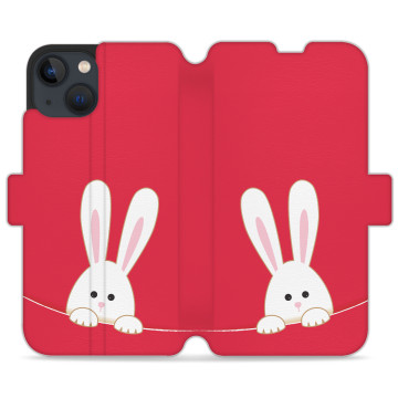 Phone case - casey Wallet Design - Forever Young - Case of Bunny