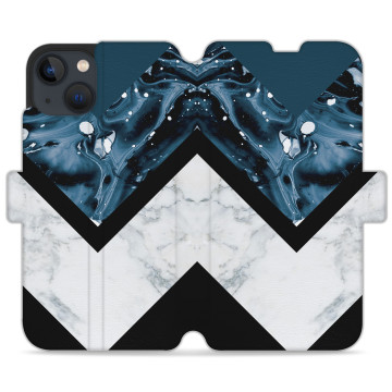Phone case - casey Wallet Design - Chic Design - Symmetrical Navy Blue