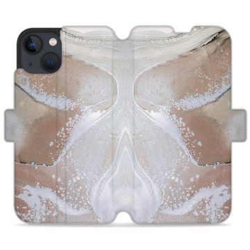 Phone case - casey Wallet Design - Gold Abstract - Sand marble
