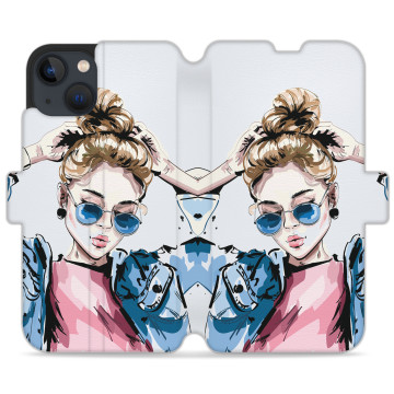 Phone case - casey Wallet Design - Fashion Girls - Vogue Girl