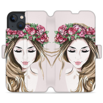 Phone case - casey Wallet Design - Fashion Girls - Natural look