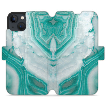 Phone case - casey Wallet Design - Insta Marble - Turquoise marble