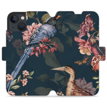Phone case - casey Wallet Design - Floral impressions - Kasiags Bird songs