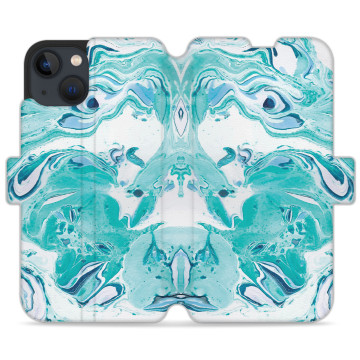 Phone case - casey Wallet Design - Marble Case - Blue Marble