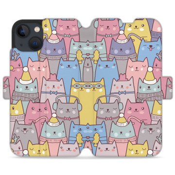 Phone case - casey Wallet Design - Saint Nicholas Gift - Santa Claus cats