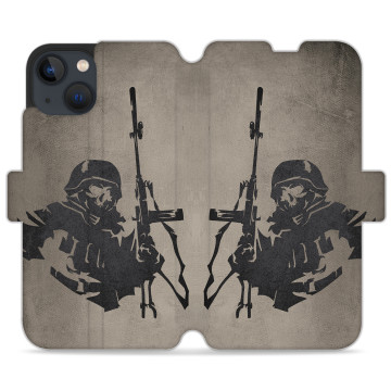 Phone case - casey Wallet Design - Military - Commando