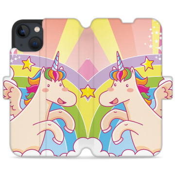Phone case - casey Wallet Design - Unicorn - Unicorn with rainbow