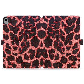 Tablet case - casey Wallet Design - Animal Pattern - Pink leopard print
