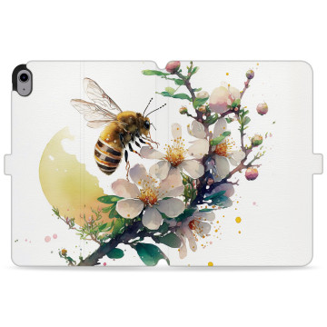 Tablet case - casey Wallet Design - Bloom & Buzz - Bee and flowers