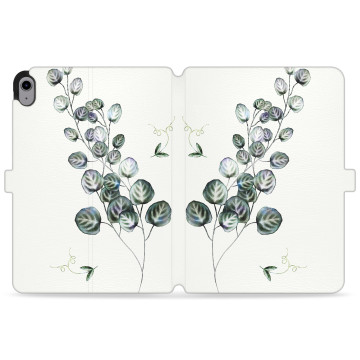 Tablet case - casey Wallet Design - Botanic - Green creeper field