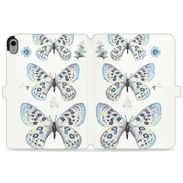 Tablet case - casey Wallet Design - Botanic - Pastel butterflies