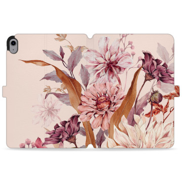 Tablet case - casey Wallet Design - Flora - Kasiags Beige Flora Aesthetic