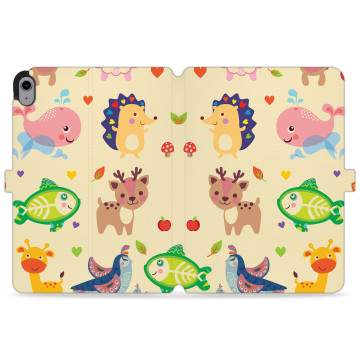 Tablet case - casey Wallet Design - Forever Young - Animal Patch