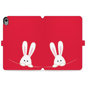 Tablet case - casey Wallet Design - Forever Young - Case of Bunny