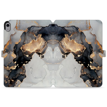 Tablet case - casey Wallet Design - Gold Abstract - Marble with a golden application