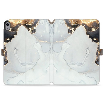 Tablet case - casey Wallet Design - Gold Abstract - Ash and gold