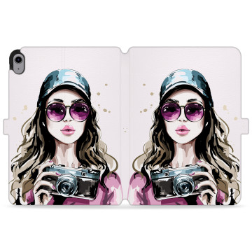 Tablet case - casey Wallet Design - Fashion Girls - Photo geek