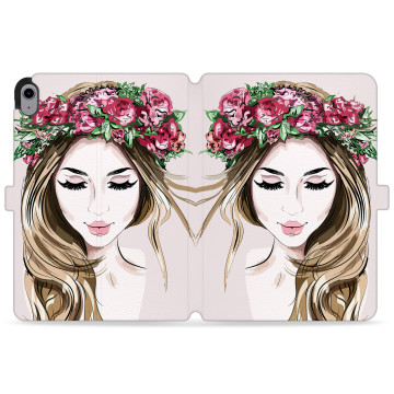 Tablet case - casey Wallet Design - Fashion Girls - Natural look