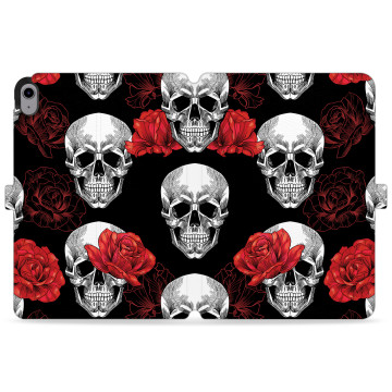 Tablet case - casey Wallet Design - Horror - Skull and Roses