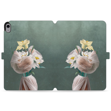 Tablet case - casey Wallet Design - Collages - Kamila Lenarcik Tulle flowers