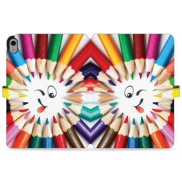 Tablet case - casey Wallet Design - Gift for Children's Day - Colored pencils