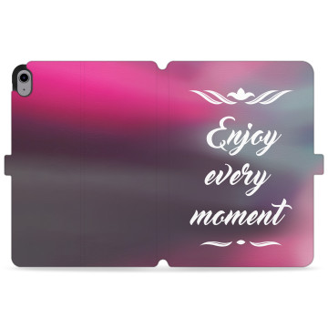 Tablet case - casey Wallet Design - The sentence - Enjoy every moment