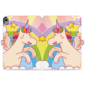 Tablet case - casey Wallet Design - Unicorn - Unicorn with rainbow