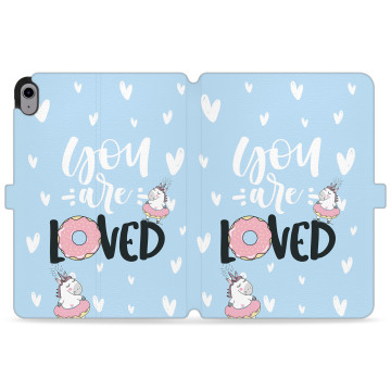 Tablet case - casey Wallet Design - Unicorn - Loved