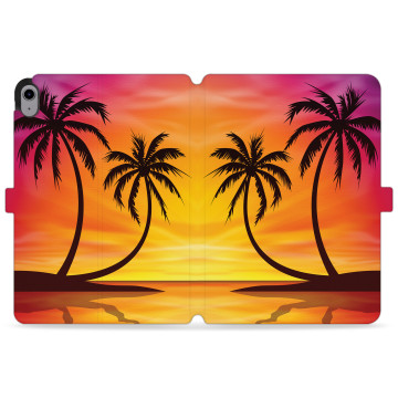 Tablet case - casey Wallet Design - Holiday - Palm trees at sunset