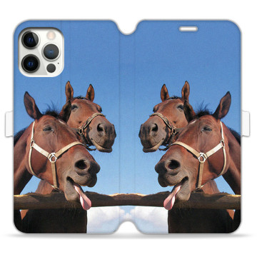Phone case - casey Wallet Book Design - Funny Animals - Funny horses