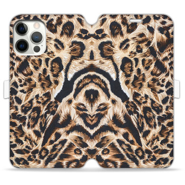 Phone case - casey Wallet Book Design - Animal Pattern - Case in leopard print