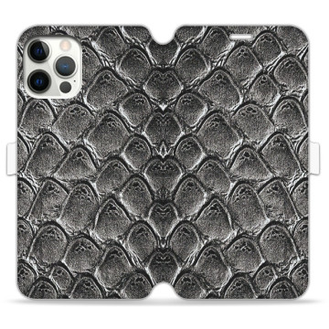 Phone case - casey Wallet Book Design - Animal Pattern - Crocodile effect