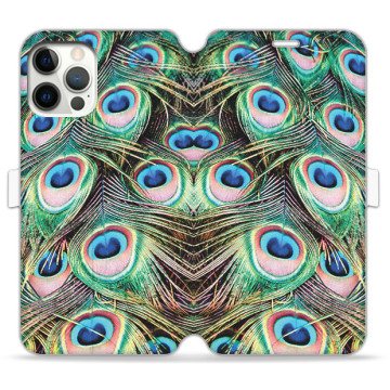 Phone case - casey Wallet Book Design - Animal Pattern - Peacock eye