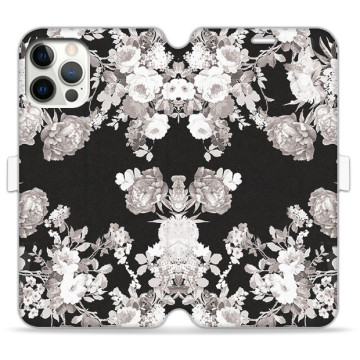 Phone case - casey Wallet Book Design - Autumn - Roses in negative
