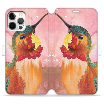 Phone case - casey Wallet Book Design - Autumn - Pattern with hummingbird