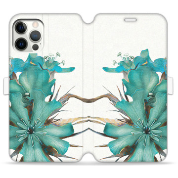 Phone case - casey Wallet Book Design - Botanic - Sea Flower