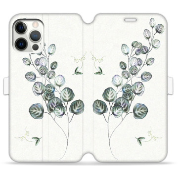 Phone case - casey Wallet Book Design - Botanic - Green creeper field