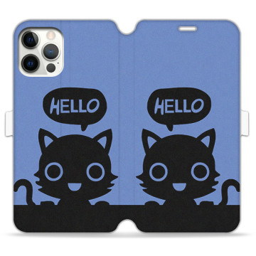 Phone case - casey Wallet Book Design - Case with cat - Hello kitty