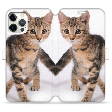 Phone case - casey Wallet Book Design - Case with cat - Cute kitty