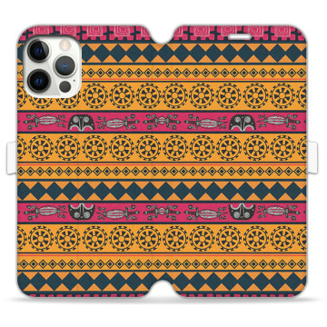Phone case - casey Wallet Book Design - Folk & Dreamcatcher - Aztec folk