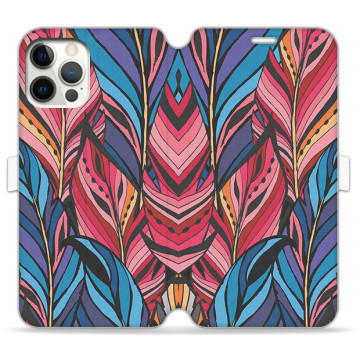 Phone case - casey Wallet Book Design - Folk & Dreamcatcher - Folk feathers