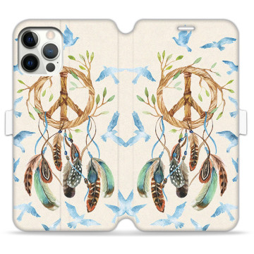 Phone case - casey Wallet Book Design - Folk & Dreamcatcher - Dreamcatcher and birds