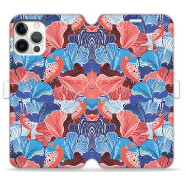 Phone case - casey Wallet Book Design - Floral Case - Flower leaves