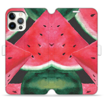 Phone case - casey Wallet Book Design - Fruits and Tropical - Juicy watermelons