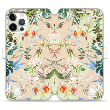 Phone case - casey Wallet Book Design - Fruits and Tropical - Small flowers