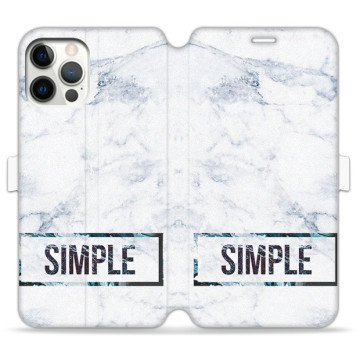 Phone case - casey Wallet Book Design - Chic Design - Simple Marble