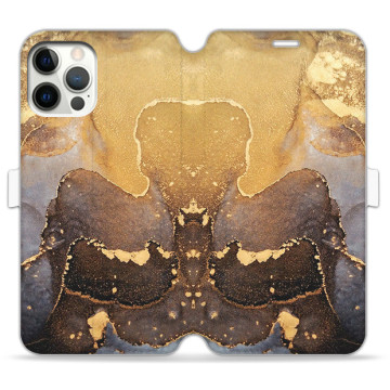 Phone case - casey Wallet Book Design - Gold Abstract - Golden abstraction